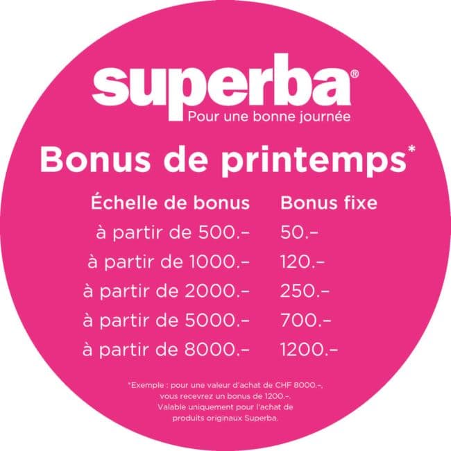 Bonus de printemps échelle