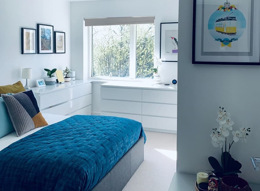 Einrichtungsideen für ein blaues Schlafzimmer