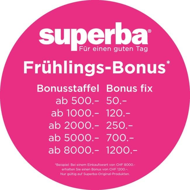 Frühlingsbonus Staffelung