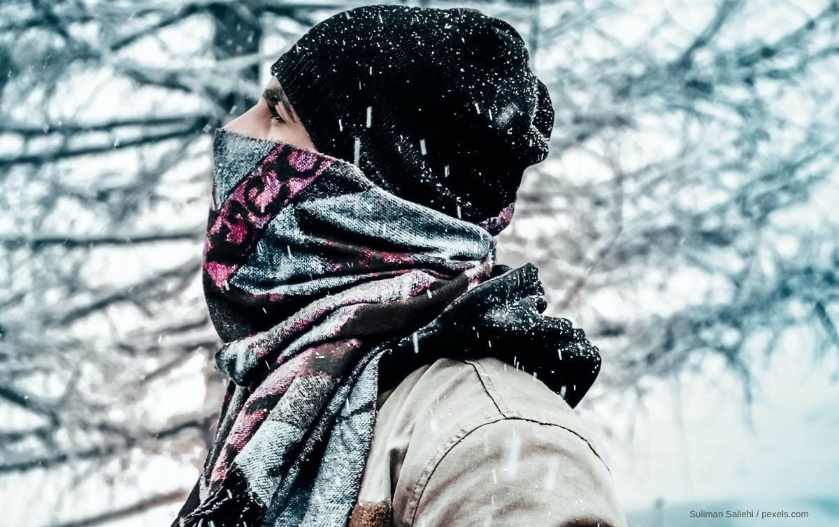 Immunsystem stärken Mann im Schnee