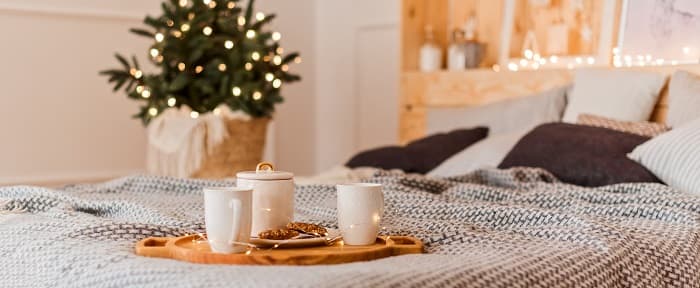 Schlafzimmer kuschelig dekorieren