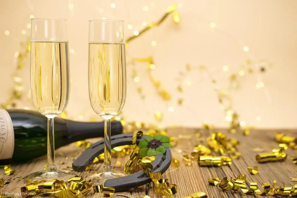 Gläser Champagner