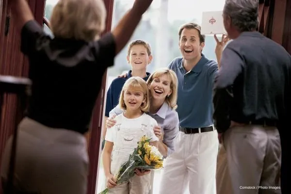 Familie mit Kindern