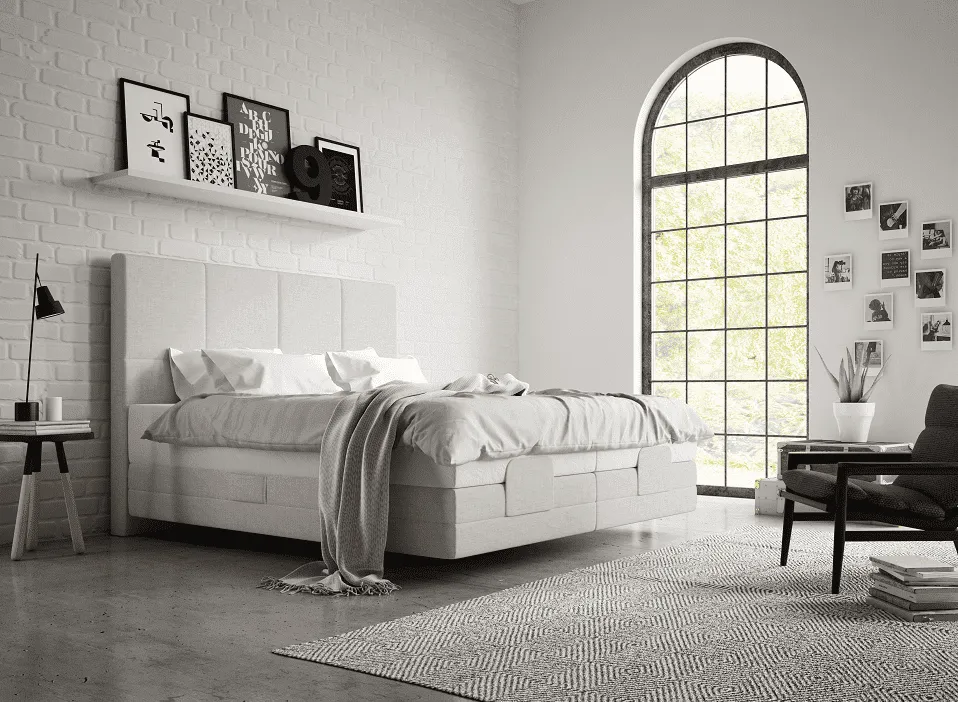 Boxspringbett weiss