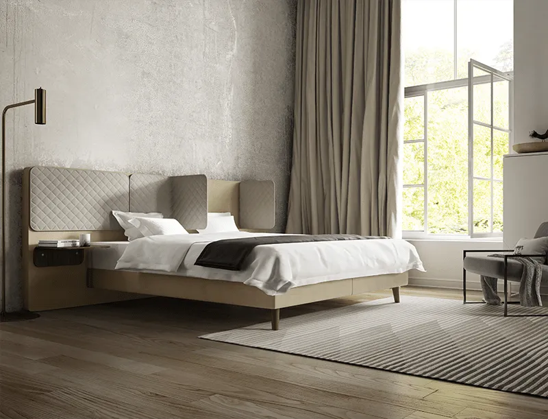Unser Boxspringbett "Silence" sorgt für einen ruhigen Schlaf